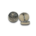 دکمه سر آستین BAGOZZA طرح دایره WB61