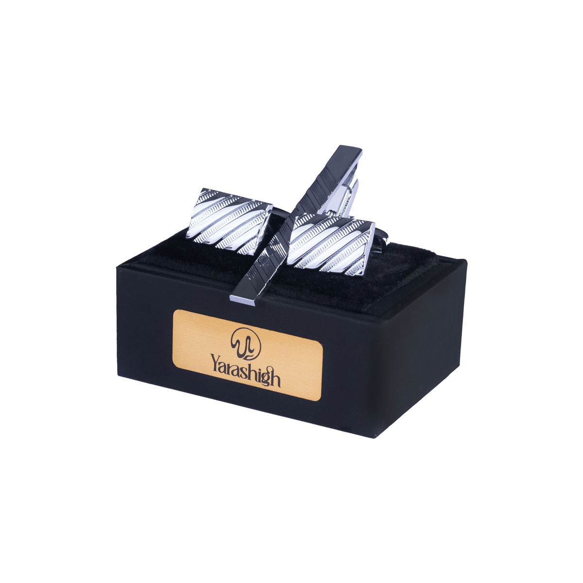 1 دكمه سر آستين سنجاق دار تراش دار رپ WB148 | یاراشیق - Image 1