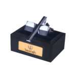 دكمه سر آستين سنجاق دار مربع ساده WB158 | یاراشیق